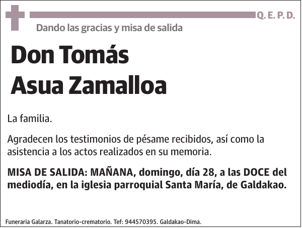 Tomás Asua Zamalloa