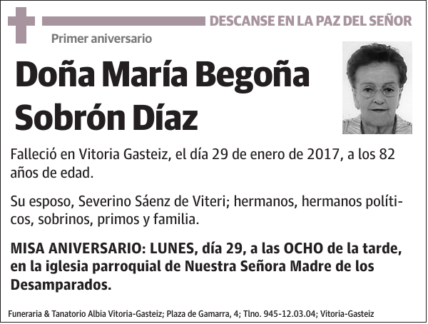 María Begoña Sobrón Díaz