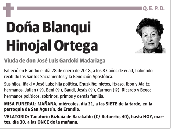 Blanqui Hinojal Ortega