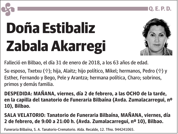 Estibaliz Zabala Akarregi
