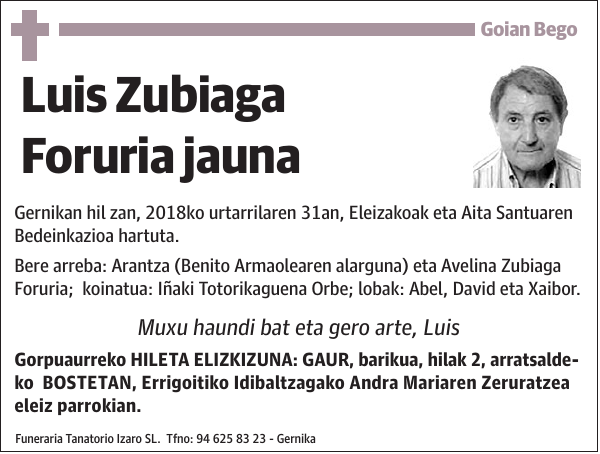 Luis Zubiaga Foruria