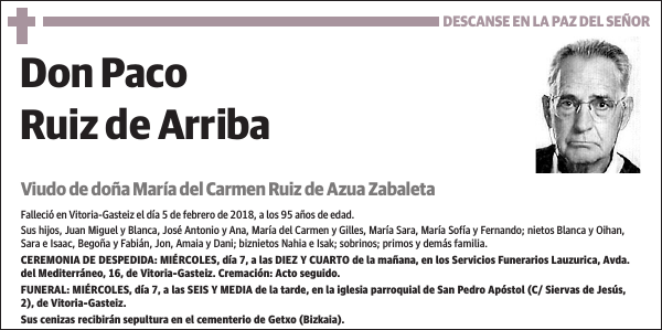 Paco Ruiz de Arriba