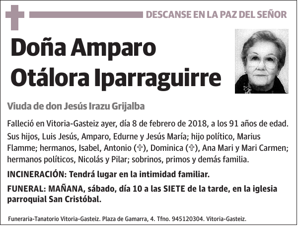 Amparo Otálora Iparraguirre