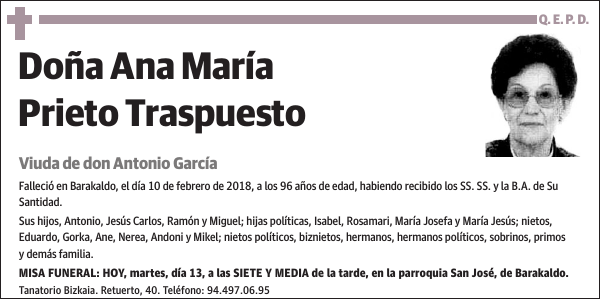 Ana María Prieto Traspuesto