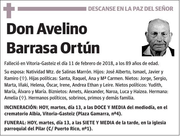 Avelino Barrasa Ortún