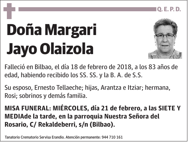 Margari Jayo Olaizola