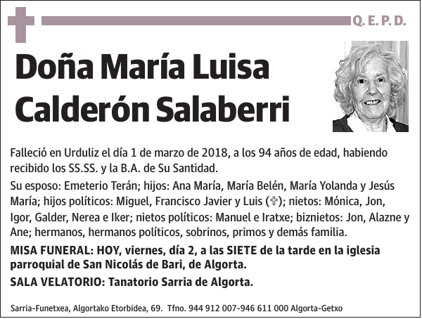 María Luisa Calderón Salaberri