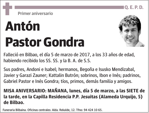 Antón Pastor Gondra