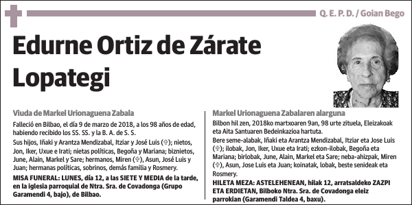 Edurne Ortiz de Zárate Lopategi