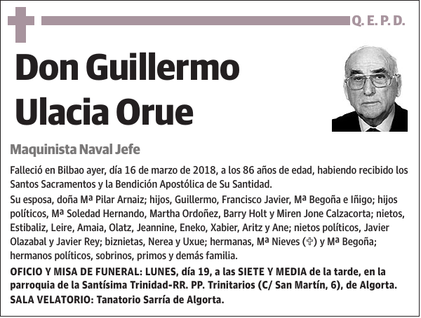 Guillermo Ulacia Orue