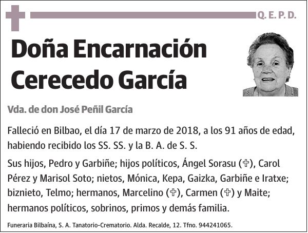 Encarnación Cerecedo García