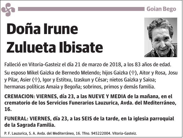 Irune Zulueta Ibisate