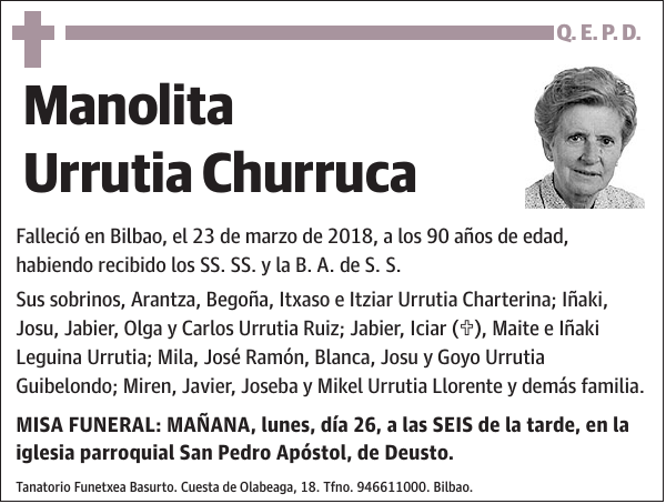 Manolita Urrutia Churruca