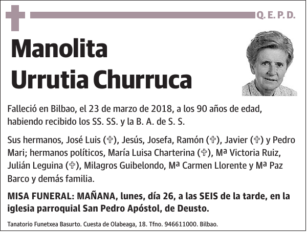 Manolita Urrutia Churruca