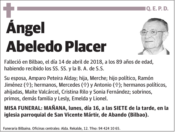 Ángel Abeledo Placer