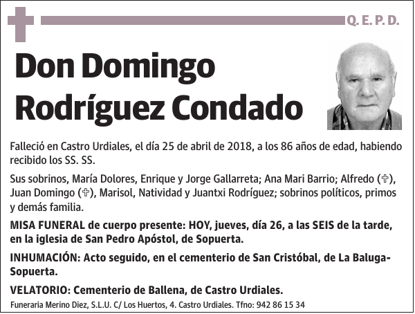 Domingo Rodríguez Condado