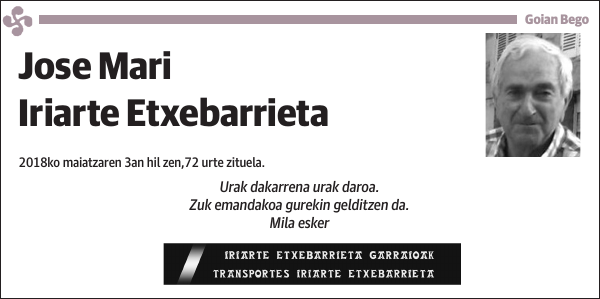 Jose Mari Iriarte Etxebarrieta