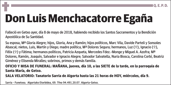 Luis Menchacatorre Egaña