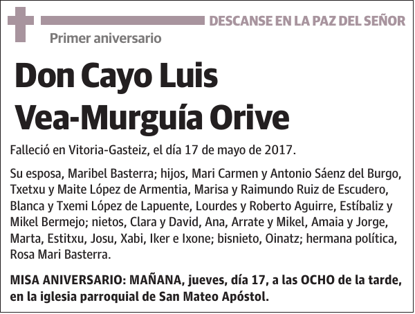 Cayo Luis Vea-Murguía Orive
