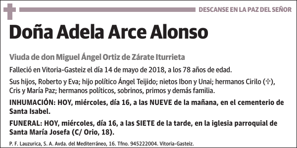 Adela Arce Alonso