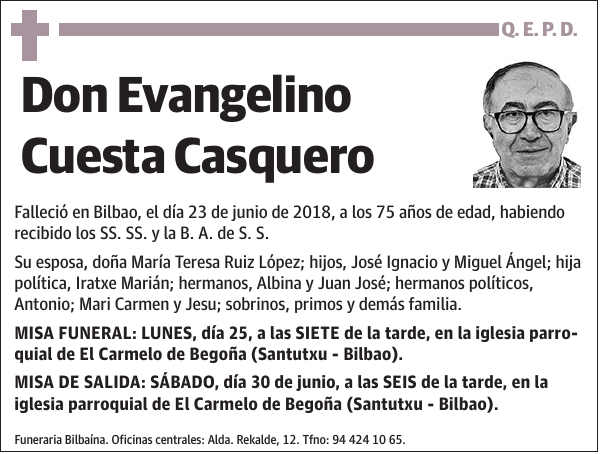 Evangelino Cuesta Casquero