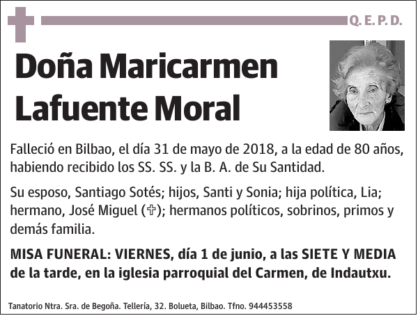 Maricarmen Lafuente Moral