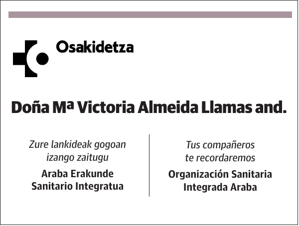 María Victoria Almeida Llamas