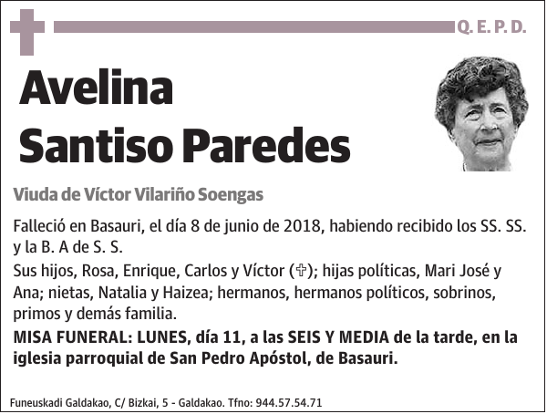 Avelina Santiso Paredes