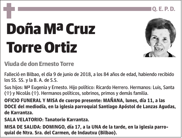 Mª Cruz Torre Ortiz