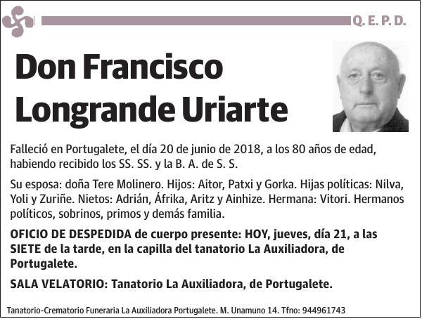 Francisco Longrande Uriarte