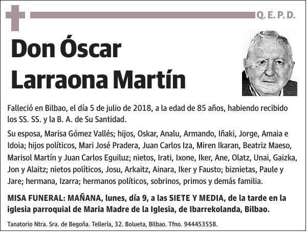 Óscar Larraona Martín