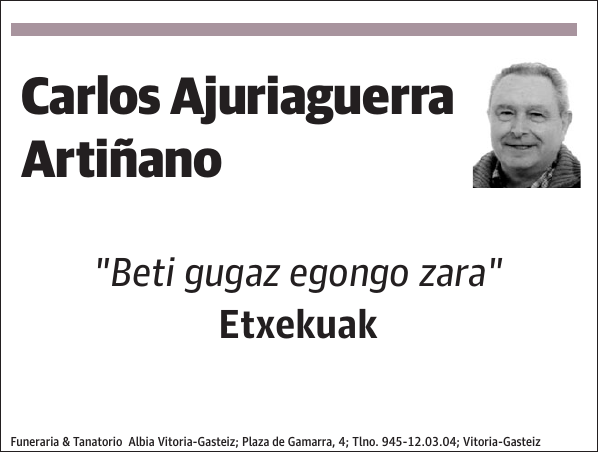 Carlos Ajuriaguerra Artiñano
