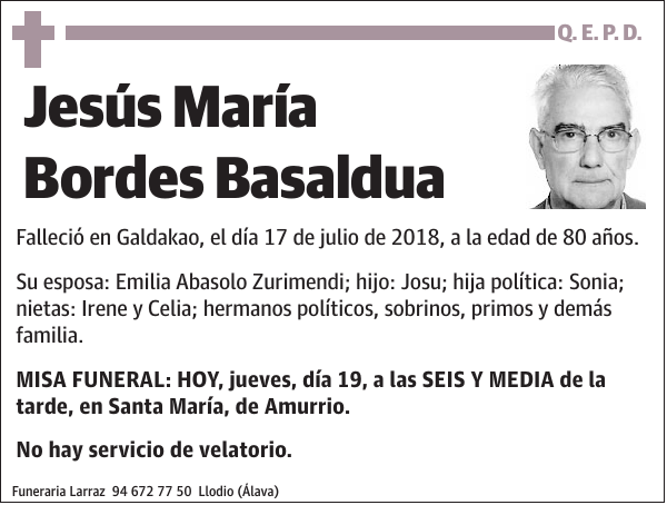 Jesús María Bordes Basaldua