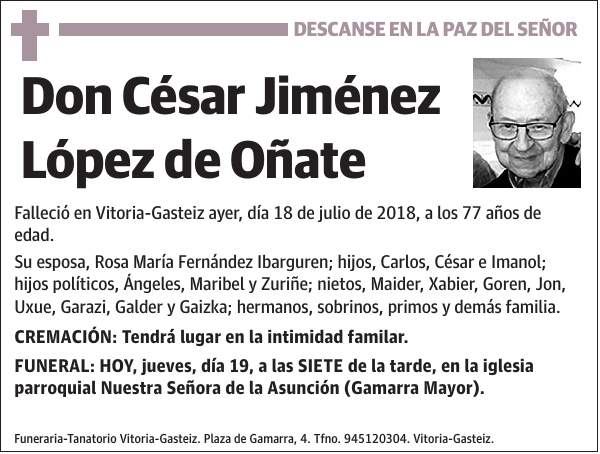 César Jiménez López de Oñate