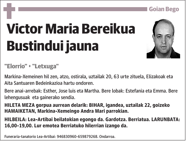 Victor Maria Bereikua Bustindui