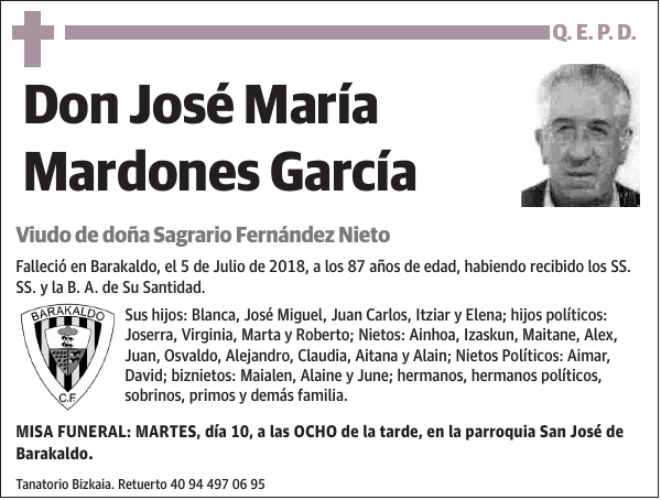 José María Mardones García