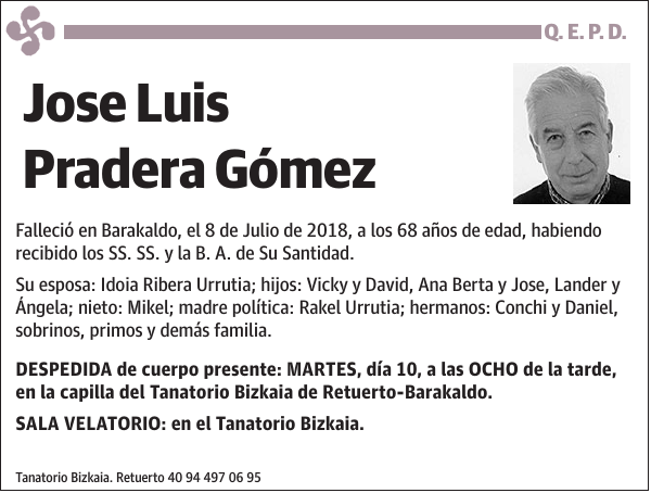 Jose Luis Pradera Gómez