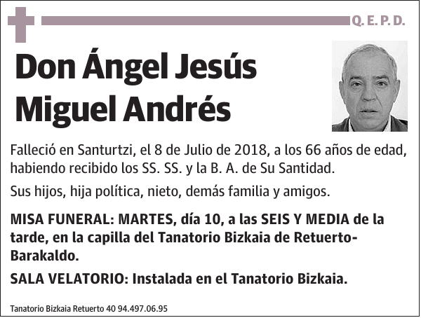 Ángel Jesús Miguel Andrés