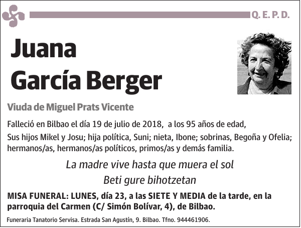 Juana García Berger