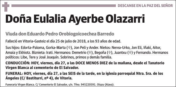 Eulalia Ayerbe Olazarri