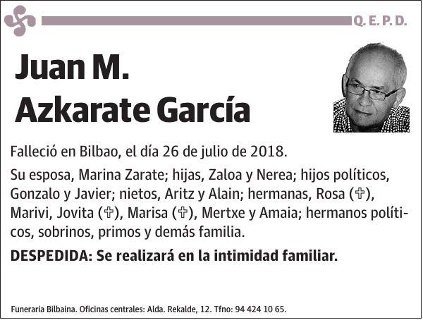 Juan M. Azkarate García