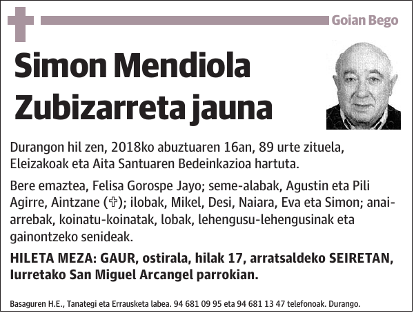 Simon Mendiola Zubizarreta
