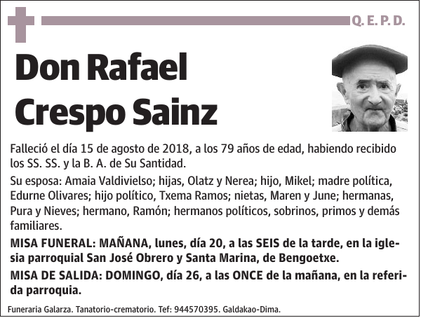 Rafael Crespo Sainz