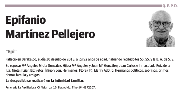 Epifanio Martínez Pellejero