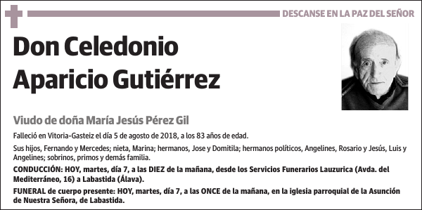 Celedonio Aparicio Gutiérrez