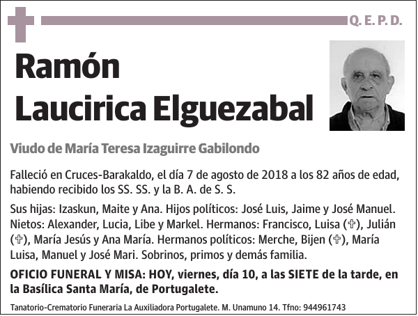 Ramón Laucirica Elguezabal