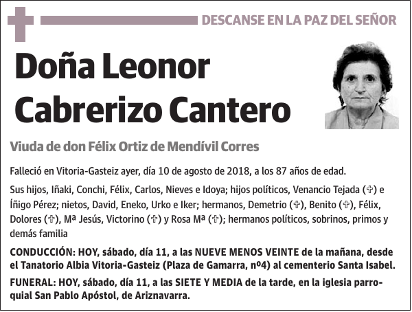 Leonor Cabrerizo Cantero