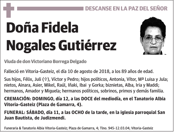 Fidela Nogales Gutiérrez