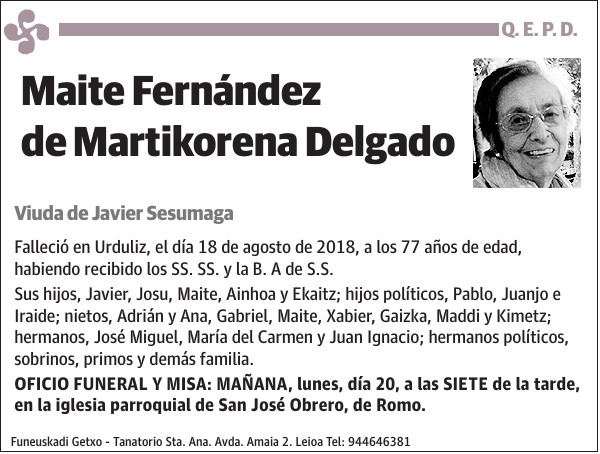 Maite Fernández de Martikorena Delgado