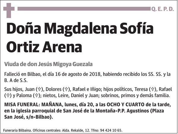 Magdalena Sofía Ortiz Arena